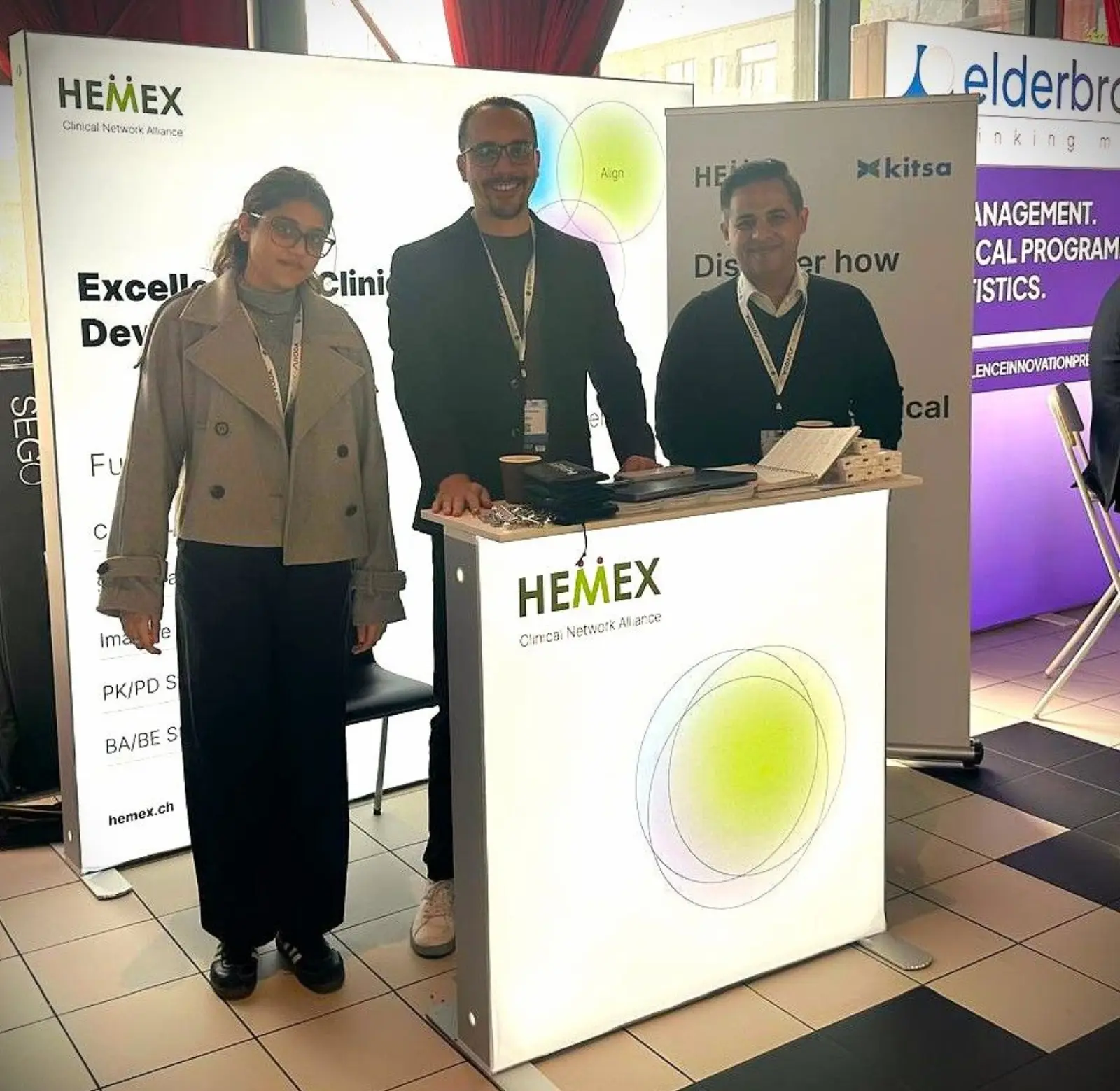 Kitsa and HEMEX booth at OCT DACH 2025