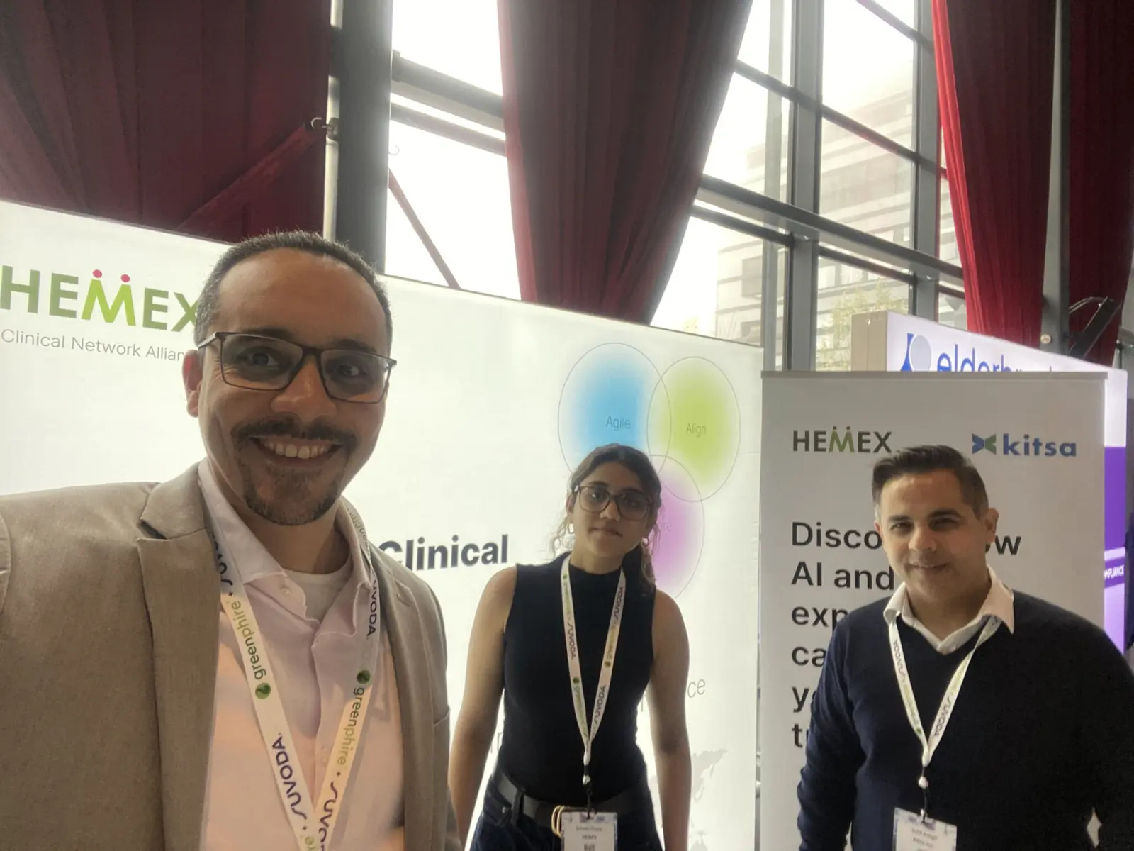Kitsa team at OCT DACH 2025 conference in Zurich